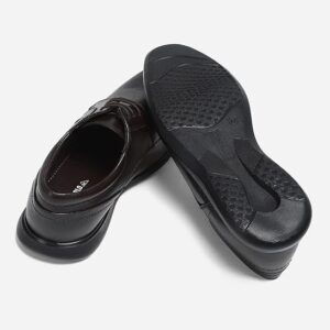 Monte Carlo Mens Solid Lace Up Genuine Leather Derby Shoes (201812FW)